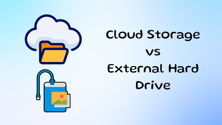Cloud Storage vs External Hard Drive